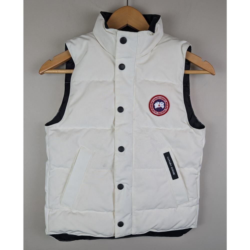 Canada Goose Youth Vanier Down Vest North Star White M 10-12